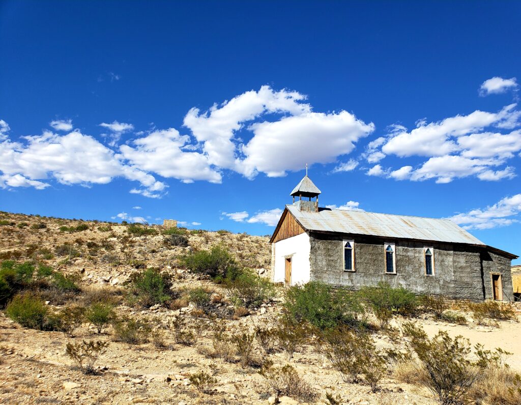 St. Agnes Church in Terlingua