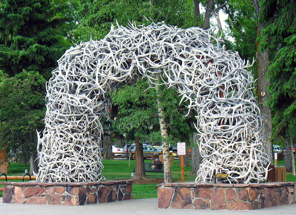 Elk Antler Arch Jackson Wyoming